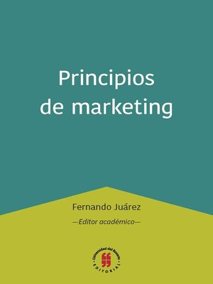 cover image of Principios de marketing